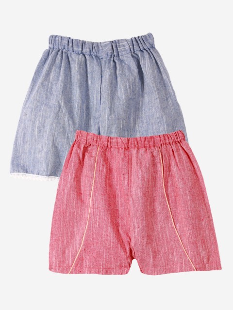 

YK Girls Assorted Mid-Rise 2 Regular Cotton Shorts