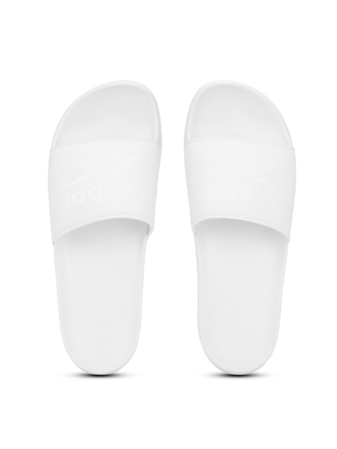 

Reebok Men White Rubber Sliders