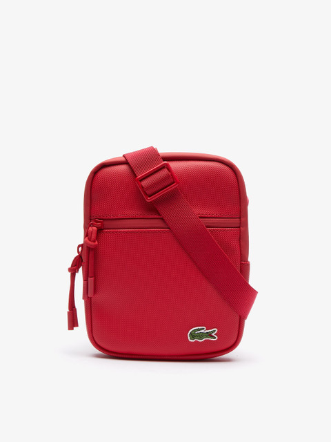 

Lacoste Men Red LCST Coated Canvas Messenger Bag