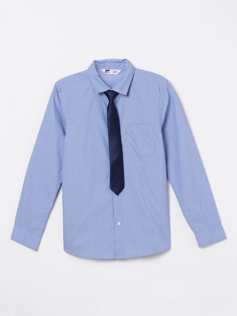 

Fame Forever by Lifestyle Boys Blue Slim Fit Checked Casual Shirt