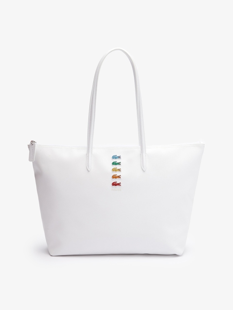 

Lacoste White Shopper Tote Bag