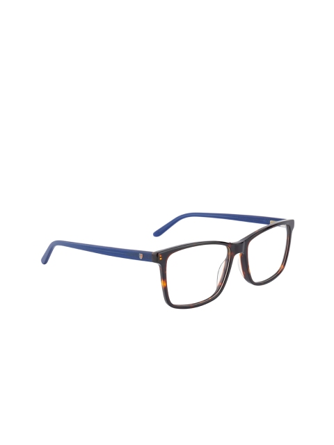 

Ted Smith Unisex Blue & Brown Full Rim Rectangle Frames