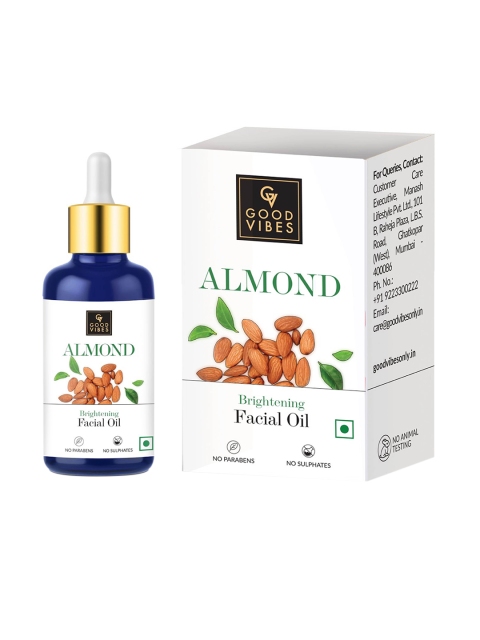 

Good Vibes Women Transparent Almond Brightening Facial Oil
