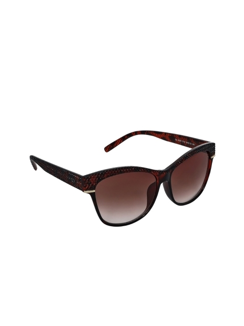 

GIO COLLECTION Unisex Brown Wayfarer Sunglasses with UV Protected Lens GL5030C10-Brown