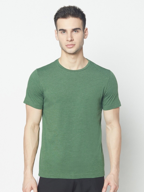 

PICOT Men Green Cotton T-shirt