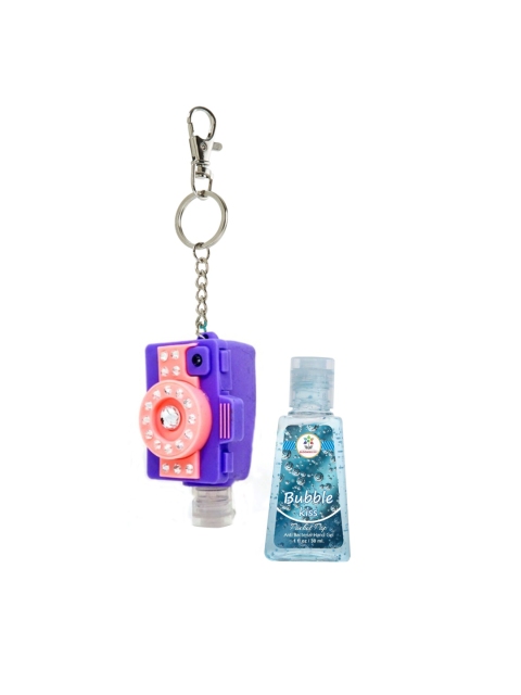 

BLOOMSBERRY Purple Camera Holder With Sanitizer