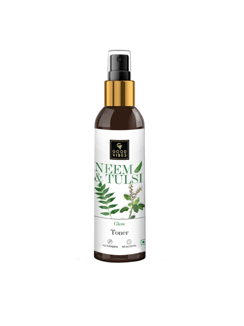 

Good Vibes 200ml Neem & Tulsi Glow Toner, Transparent
