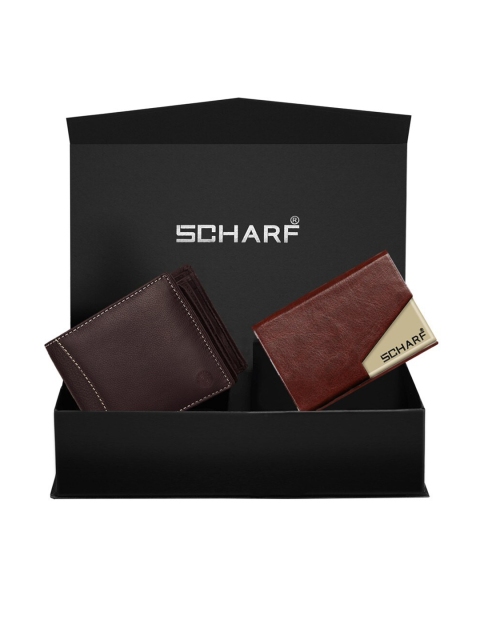 

SCHARF Men Brown Solid Accessory Gift Set