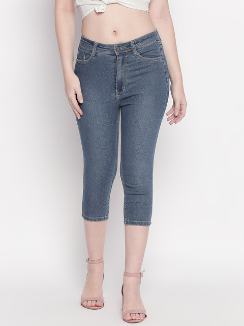 

fungus Women Blue Capris