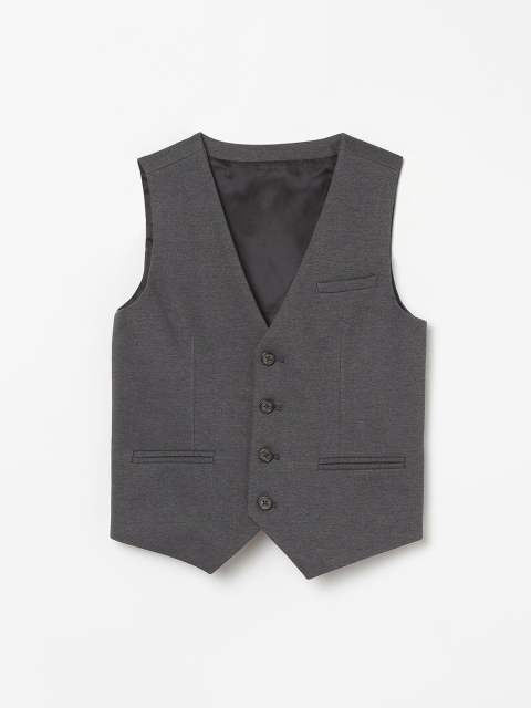 

Fame Forever by Lifestyle Boys Charcoal Grey Solid Waistcoat