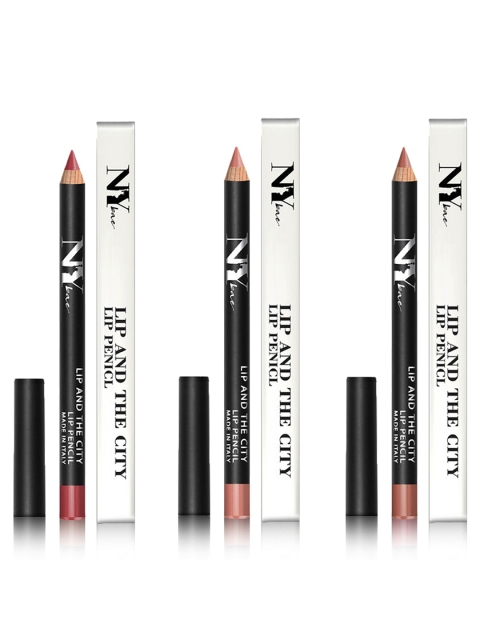 

NY Bae Set of 3 Pout Ready Lip Pencils, Multi