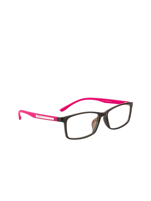 

Ted Smith Unisex Pink & Black Full Rim Wayfarer Frames