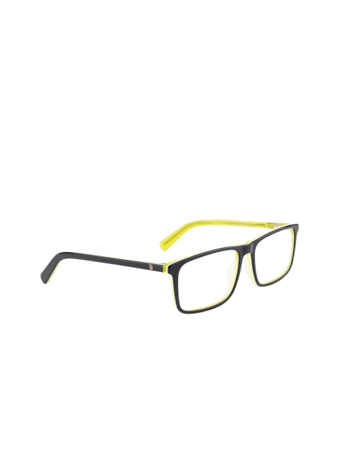 

Ted Smith Unisex Black & Green Full Rim Rectangle Frames