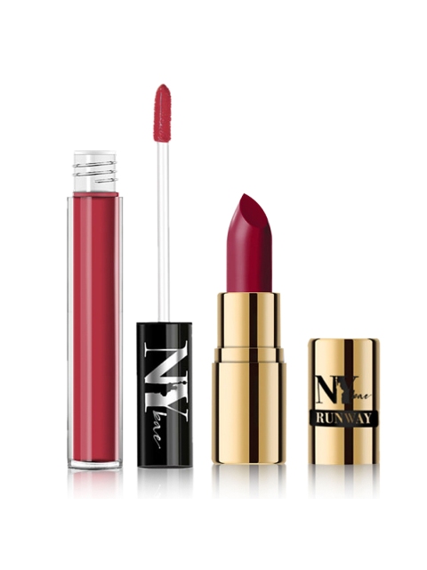 

NY Bae Party is On Lipsticks Combo 7.5 g, Pink