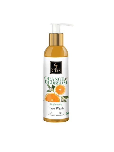 

Good Vibes Transparent Orange Blossom Skin Brightening Face Wash