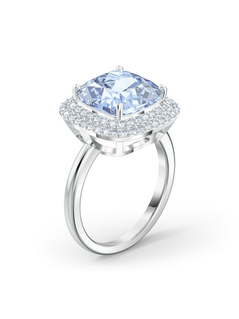 

SWAROVSKI Women Blue & Silver Angelic Ring
