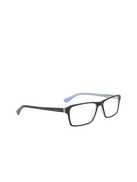 

Ted Smith Unisex Blue & Black Full Rim Wayfarer Frames TSO-119_C9