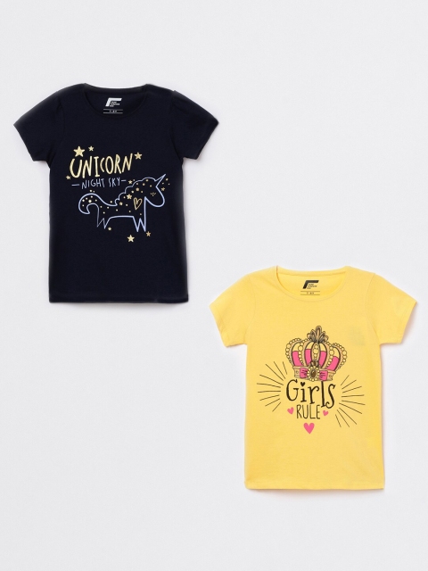 

Fame Forever by Lifestyle Girls Multi Typography Printed T-shirt