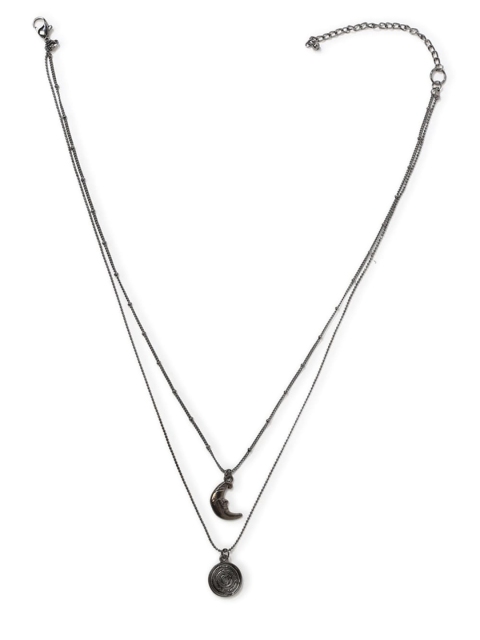 

FOREVER 21 Grey Layered Necklace