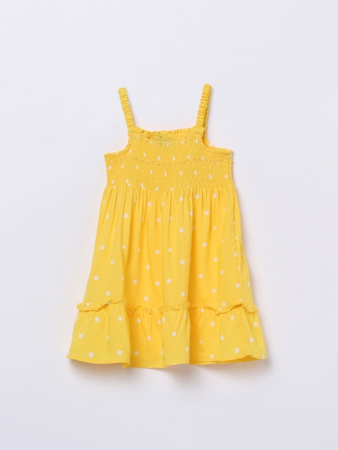 

Juniors by Lifestyle Girls Yellow A-Line Dress