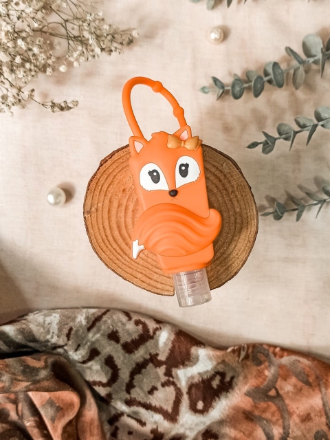 

BLOOMSBERRY Orange Fox holder with Sanitizer