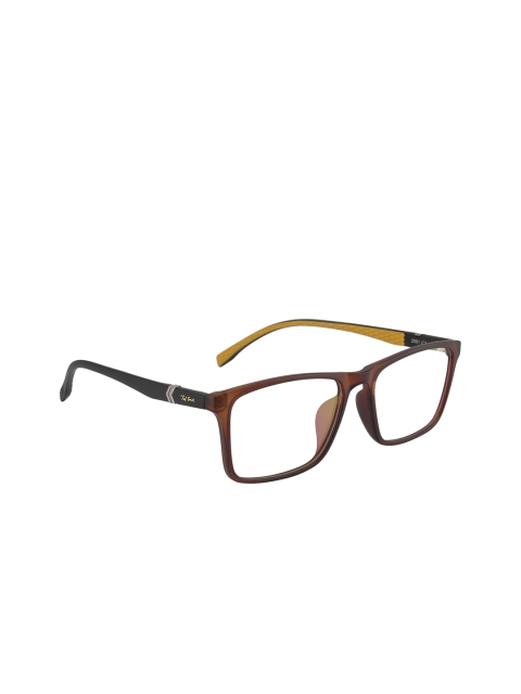 

Ted Smith Unisex Black & Brown Full Rim Wayfarer Frames