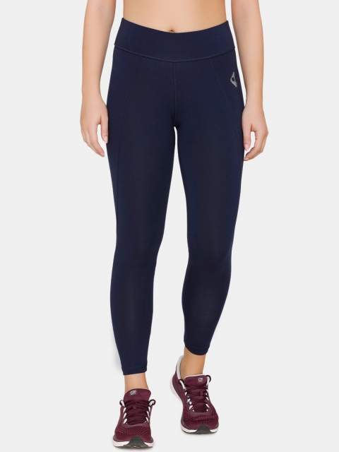 

Zelocity Women Navy Blue Solid Tights