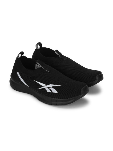 

Reebok Men Black Nebula Slip-On LP Running Non-Marking Shoes
