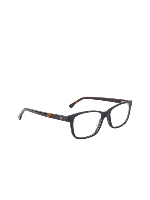 

Ted Smith Unisex Black & Brown Full Rim Rectangle Frames