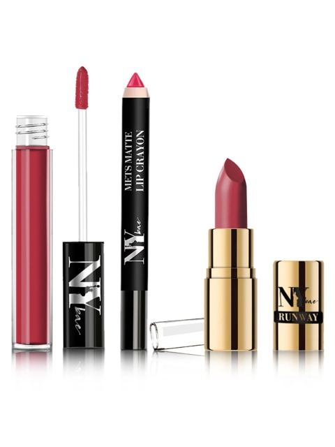 

NY Bae Set of 3 Party is On Lipsticks, Multi