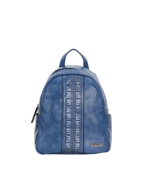 

ESBEDA Women Blue Retro Laser Cut Backpack