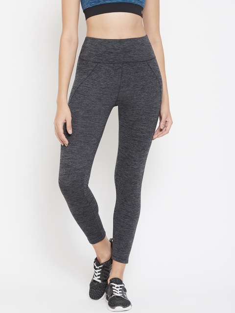 

Athlisis Women Grey Performance Quick Dry Training Tights