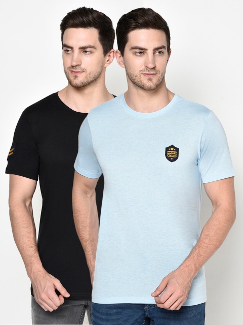 

ELEGANCE Men Pack of 2 T-shirt, Multi