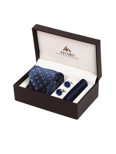 

Alvaro Castagnino Men Navy Blue Accessory Gift Set