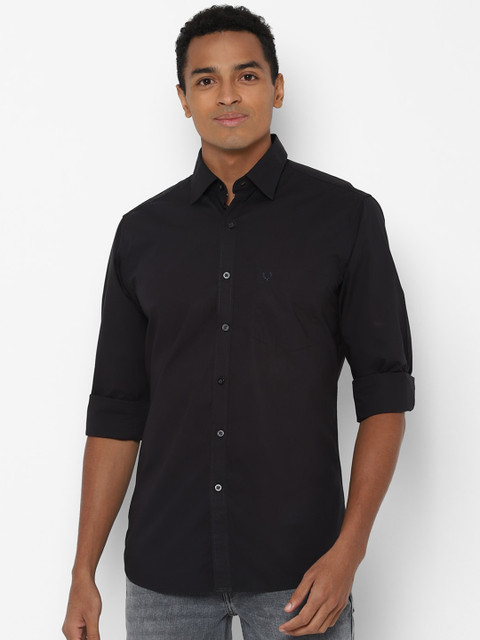 

Allen Solly Men Black Slim Fit Casual Shirt