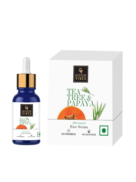 

Good Vibes Women Transparent Tea Tree & Papaya Oil Control Serum