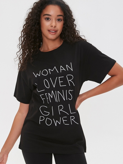 

FOREVER 21 Black Regular Top