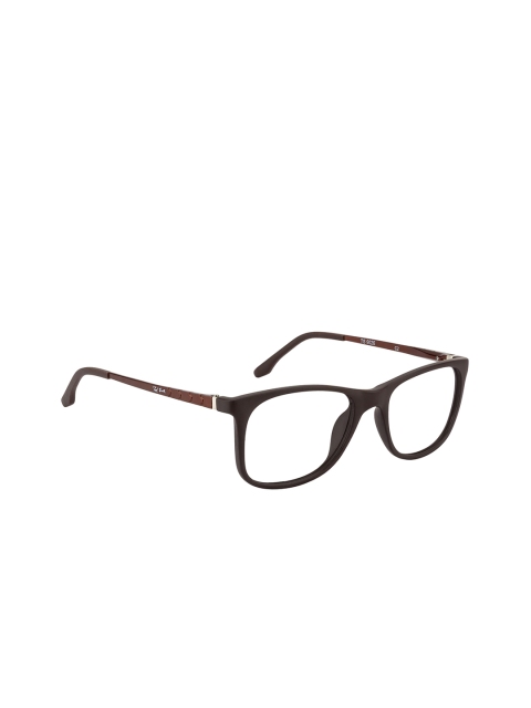 

Ted Smith Unisex Black & Brown Full Rim Wayfarer Frames