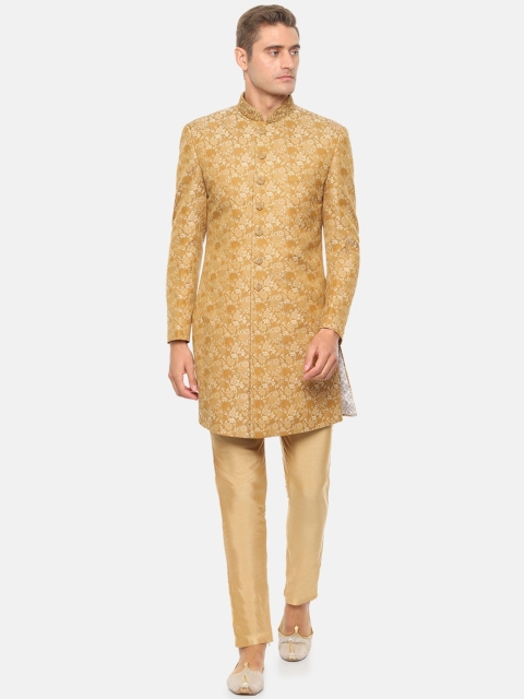

Louis Philippe Men Khaki Kurta with Pyjamas