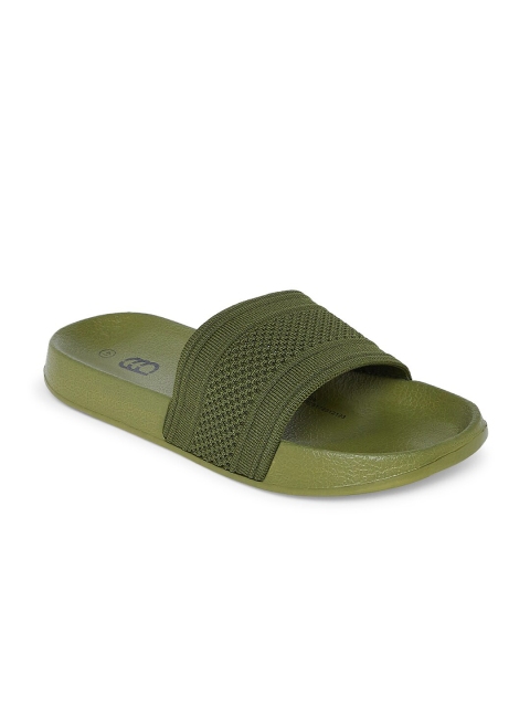 

Ajile by Pantaloons Men Olive Sliders
