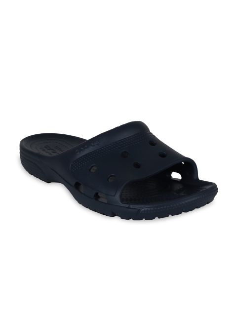 

Crocs Unisex Navy Blue Croslite Sliders