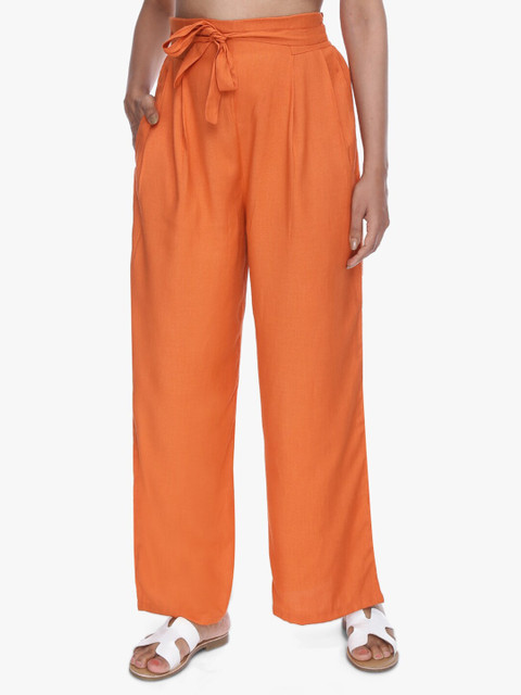 

Scarves & Glitters Women Orange Palazzos