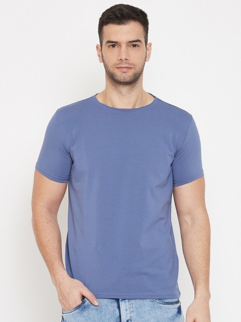 

QUBIC Men Purple T-shirt