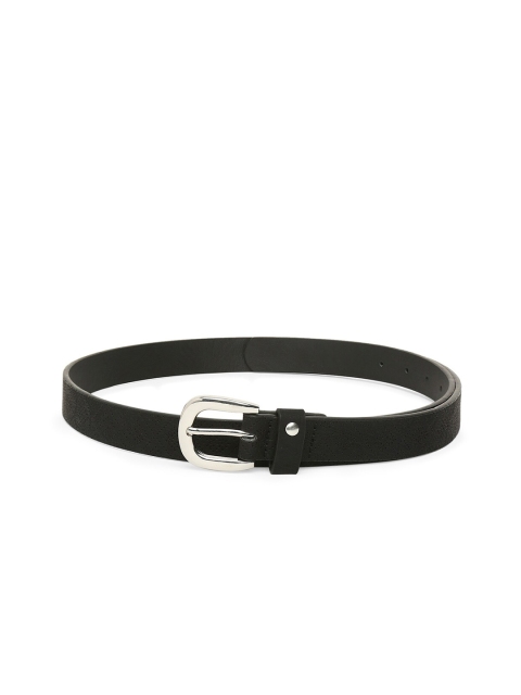 

Forever Glam by Pantaloons Women Black Textured Slim Belt