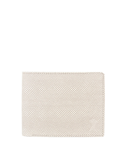

Creature Men Cream-Coloured & Brown Printed Two Fold Wallet