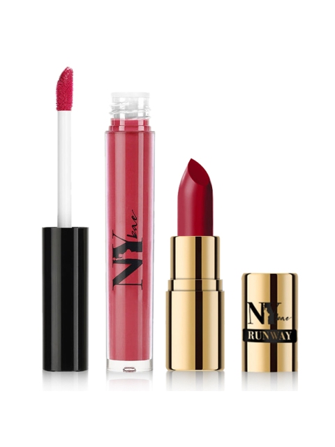 

NY Bae Women Pink & Nude Party is On Lipsticks Combo