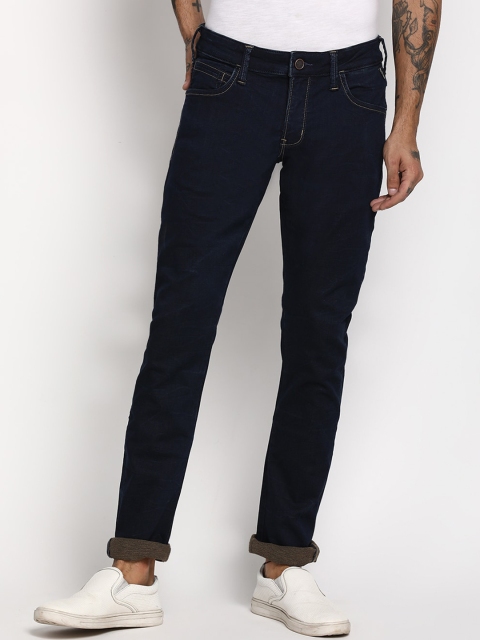 

Wrangler Men Blue Skinny Fit Low-Rise Jeans