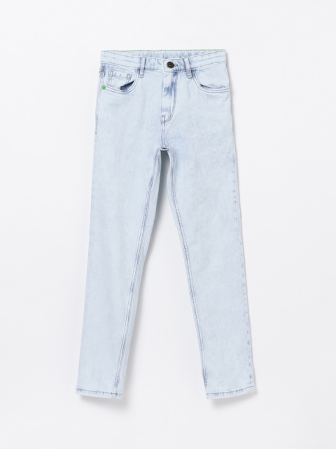 

Bossini Boys Blue Slim Fit Heavy Fade Jeans