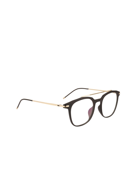 

Ted Smith Unisex Gold & Black Full Rim Aviator Frames
