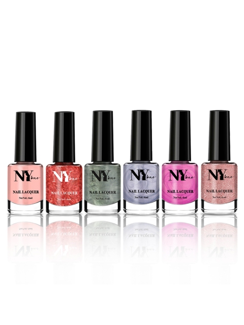 

NY Bae Set Of 6 Nail Polish, Red